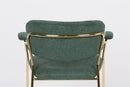 Armchair Jolien Gold/Dark Green - Majorr