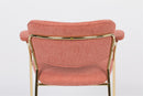 Armchair Jolien Gold/Pink - Majorr