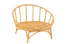 Chair+Cushion Rattan/Textile Natural/White - Majorr