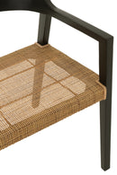 Chair Emma Teak Black/Brown