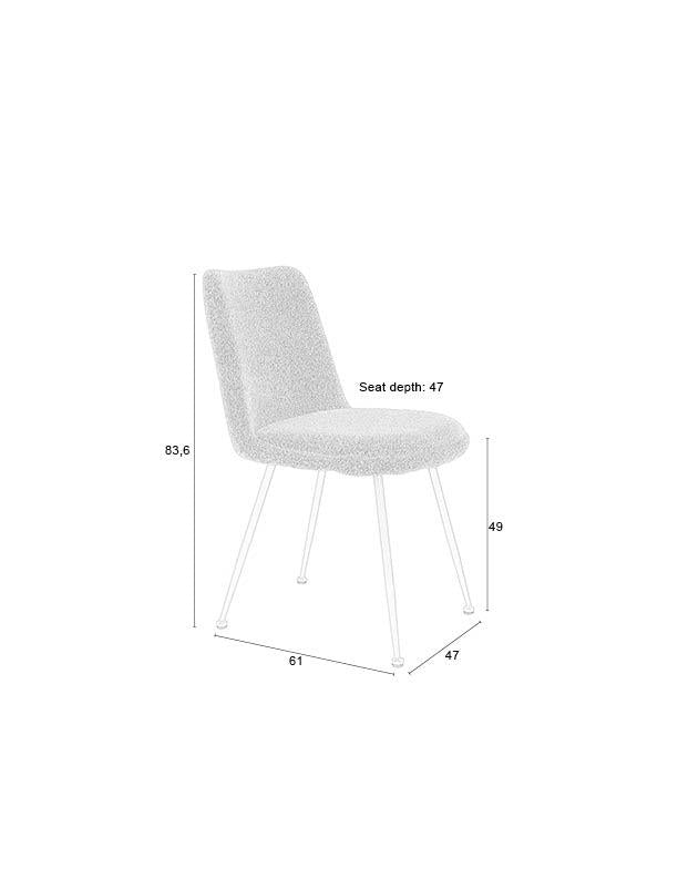 Chair Fijs Off White - Majorr