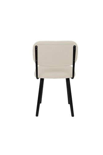 Chair Jake Off White Bouclé - Majorr