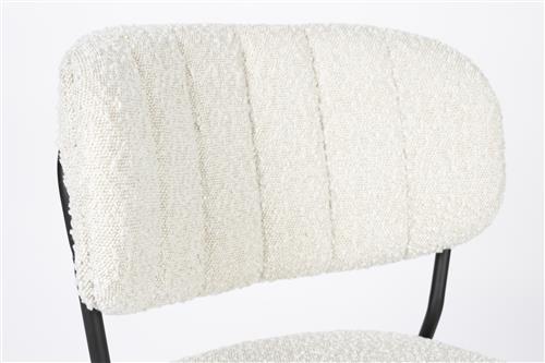 Chair Jolien Black/Bouclé - Majorr