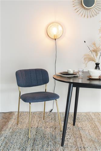 Chair Jolien Gold/Dark Blue - Majorr