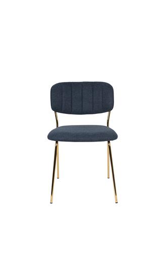 Chair Jolien Gold/Dark Blue - Majorr