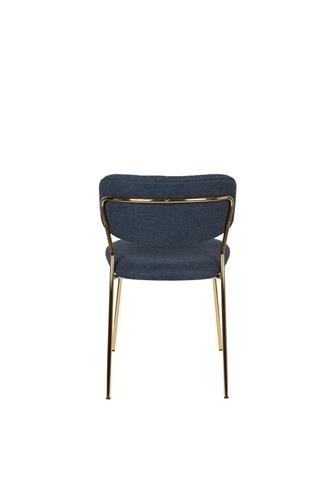 Chair Jolien Gold/Dark Blue - Majorr