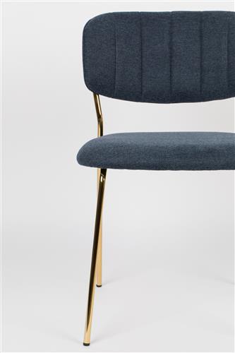 Chair Jolien Gold/Dark Blue - Majorr