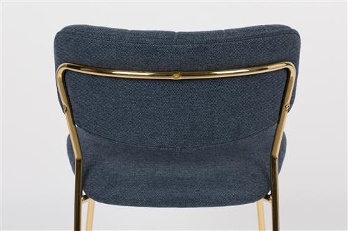 Chair Jolien Gold/Dark Blue - Majorr