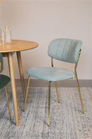 Chair Jolien Gold/Light Green - Majorr