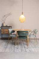 Chair Jolien Gold/Light Green - Majorr