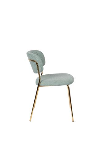 Chair Jolien Gold/Light Green - Majorr