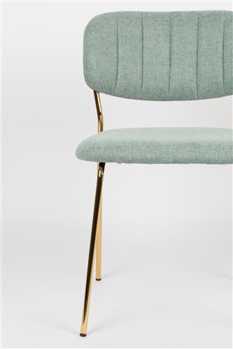 Chair Jolien Gold/Light Green - Majorr