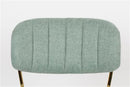 Chair Jolien Gold/Light Green - Majorr
