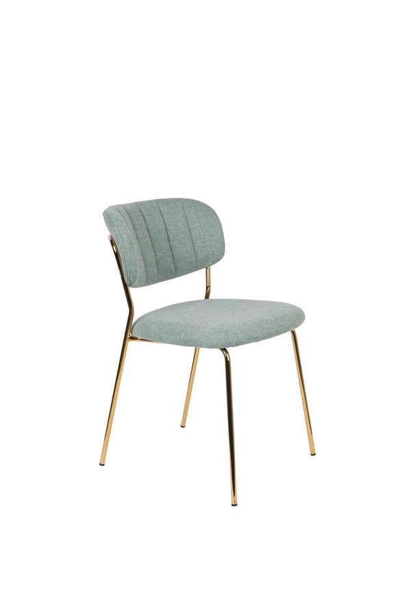 Chair Jolien Gold/Light Green