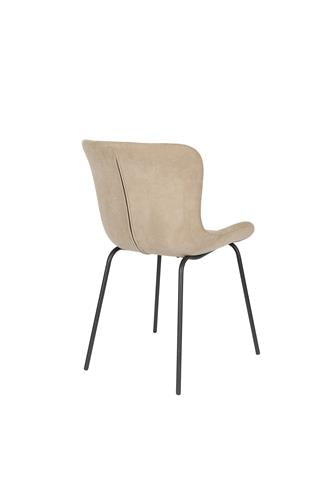 Stoel Junzo Rib Taupe - Majorr