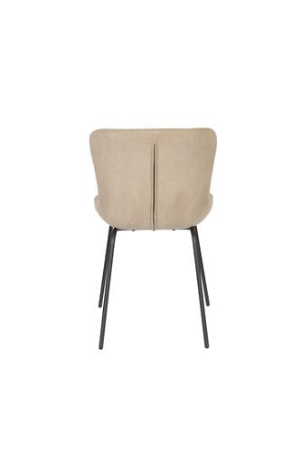 Stoel Junzo Rib Taupe - Majorr