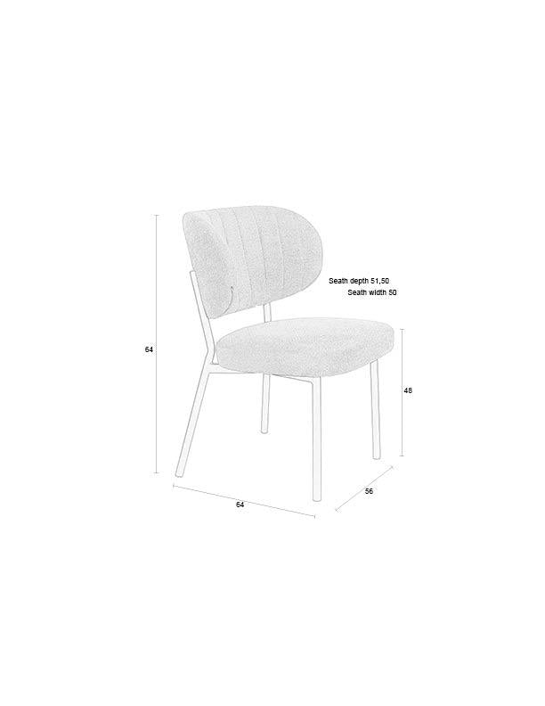 Chair Sanne Orange Grey - Majorr
