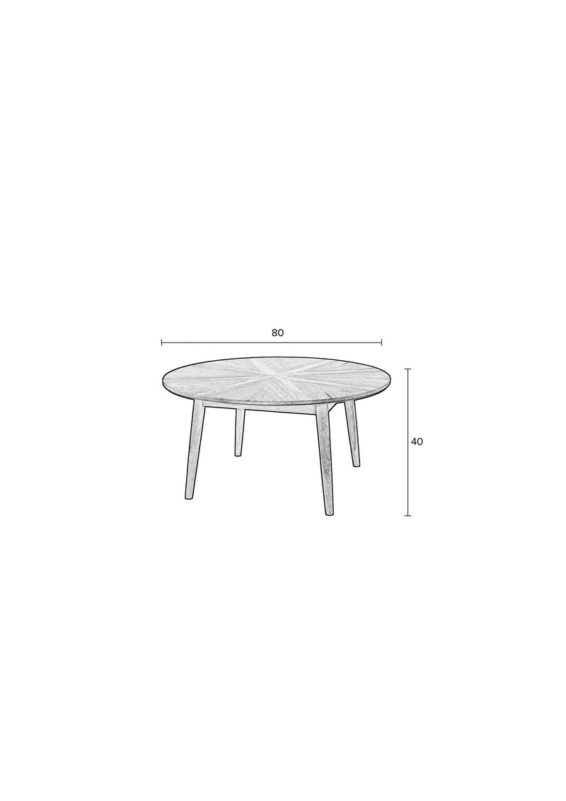 Coffee Table Fabio Natural - Majorr