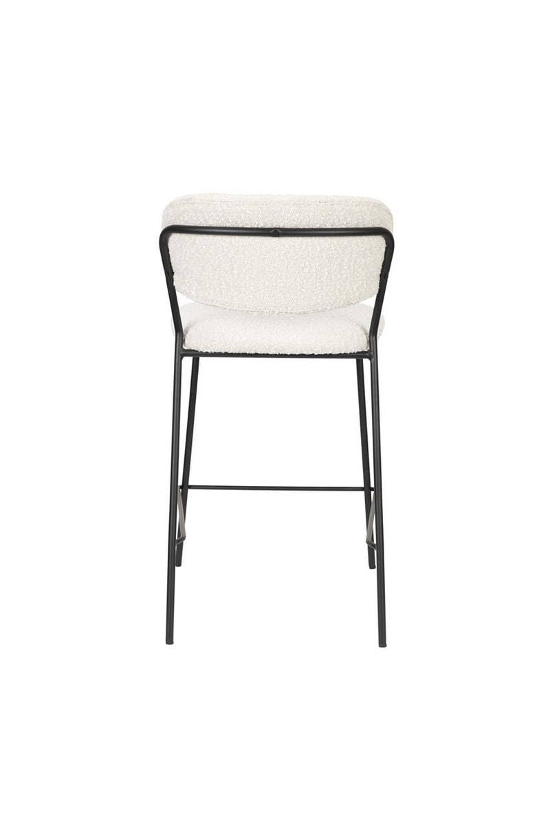 Counter Stool Jolien Black/Bouclé - Majorr