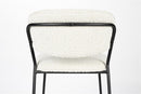 Counter Stool Jolien Black/Bouclé - Majorr