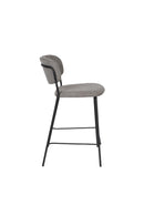 Counter Stool Jolien Black/Grey - Majorr