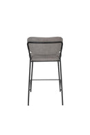 Counter Stool Jolien Black/Grey - Majorr