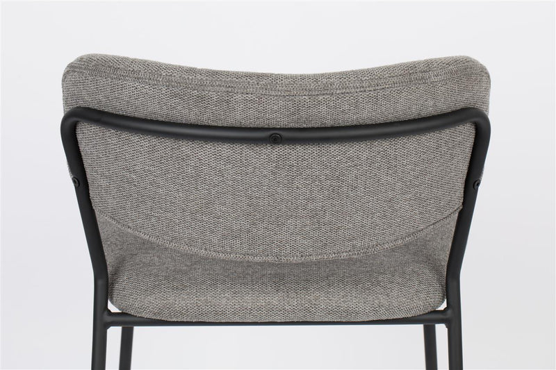 Counter Stool Jolien Black/Grey - Majorr