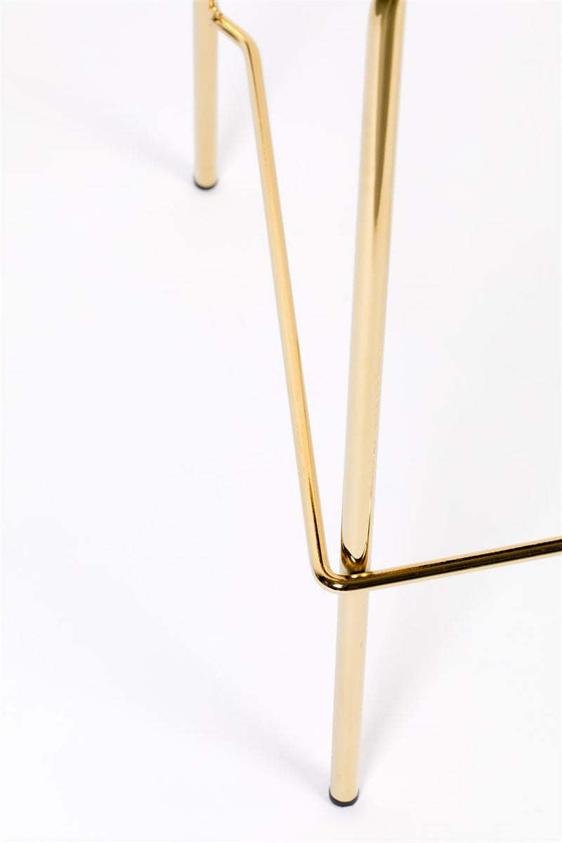 Counter Stool Jolien Gold/Dark Green - Majorr