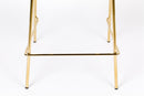 Counter Stool Jolien Gold/Dark Green - Majorr
