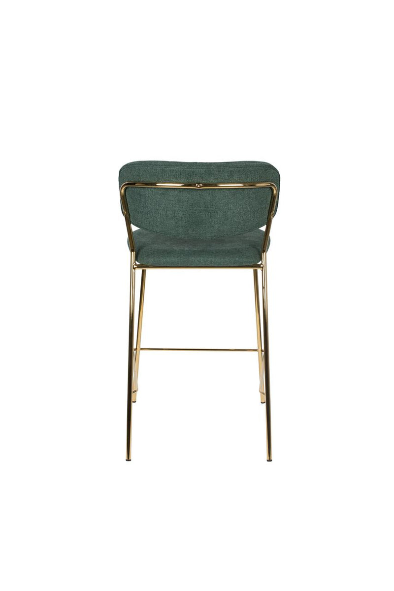 Counter Stool Jolien Gold/Dark Green - Majorr