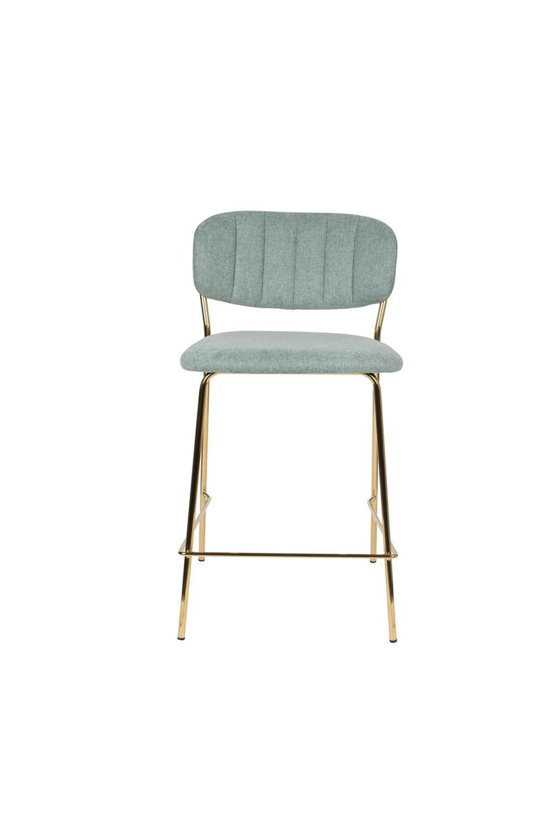 Counter Stool Jolien Gold/Light Green - Majorr