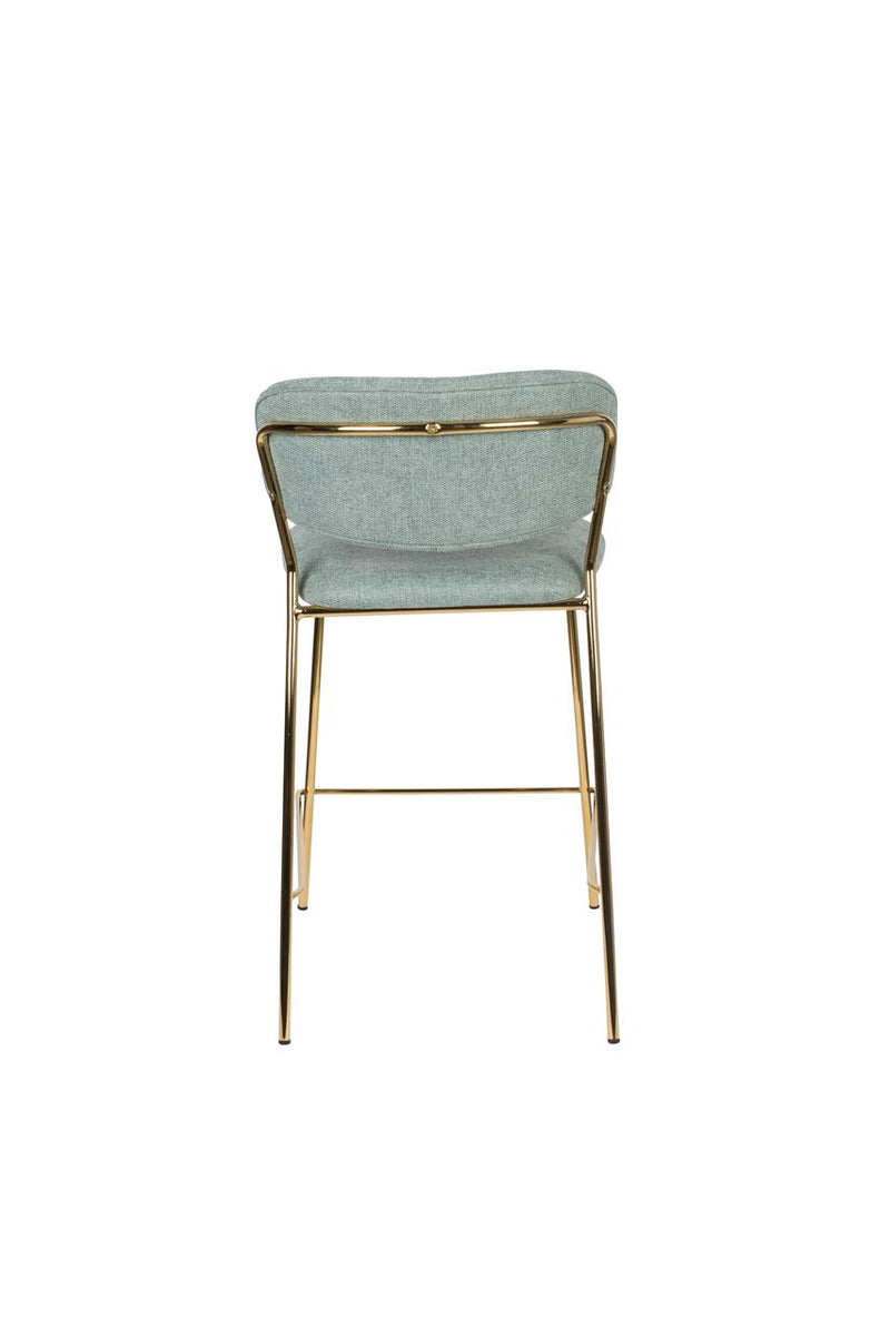 Counter Stool Jolien Gold/Light Green - Majorr