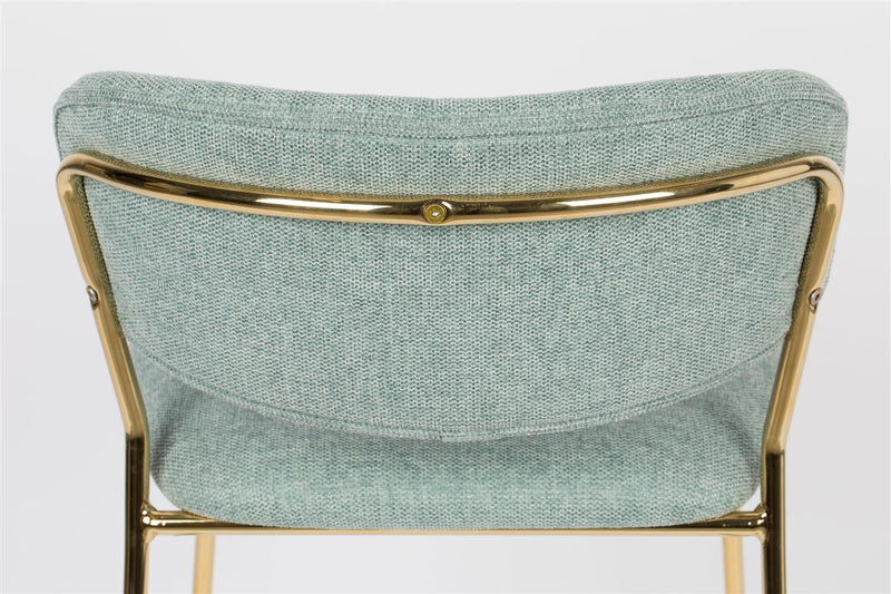 Counter Stool Jolien Gold/Light Green - Majorr