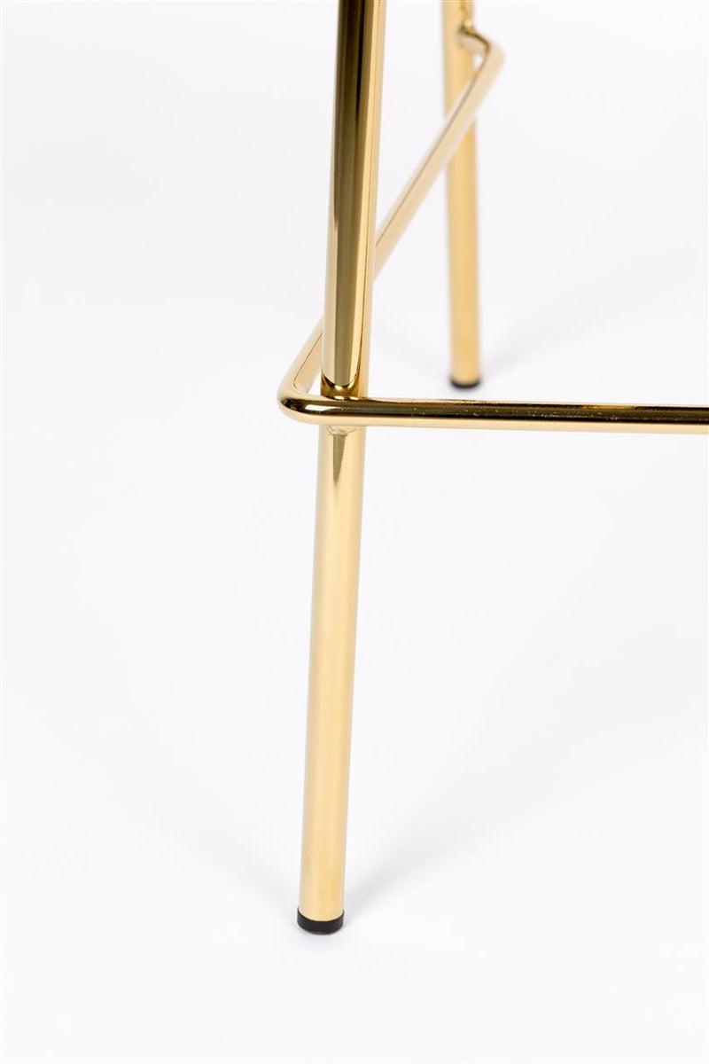 Counter Stool Jolien Gold/Light Green - Majorr