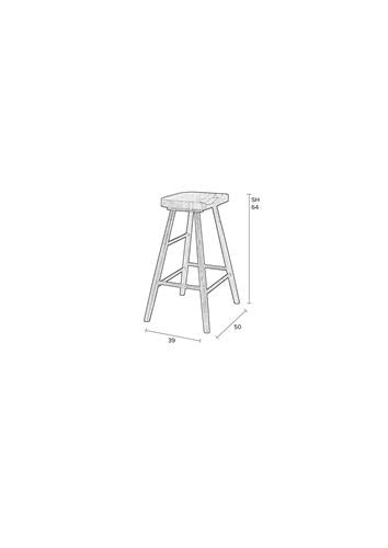 Counter Stool Vander Black - Majorr