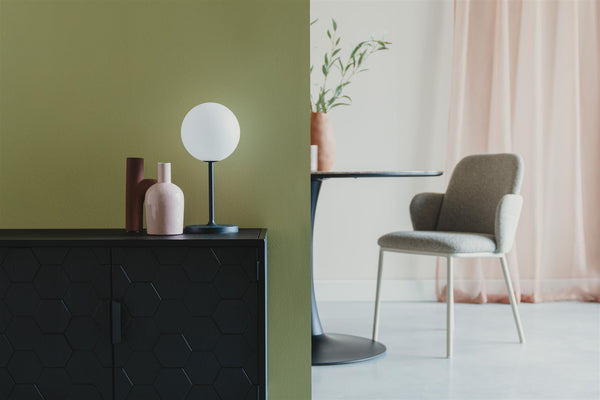 Lampe de table Hub bleue