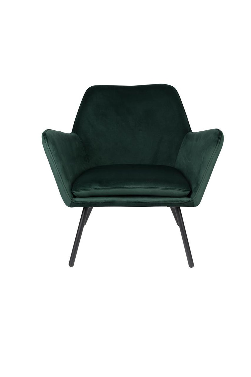 Bon Fauteuil Velvet Groen - Majorr