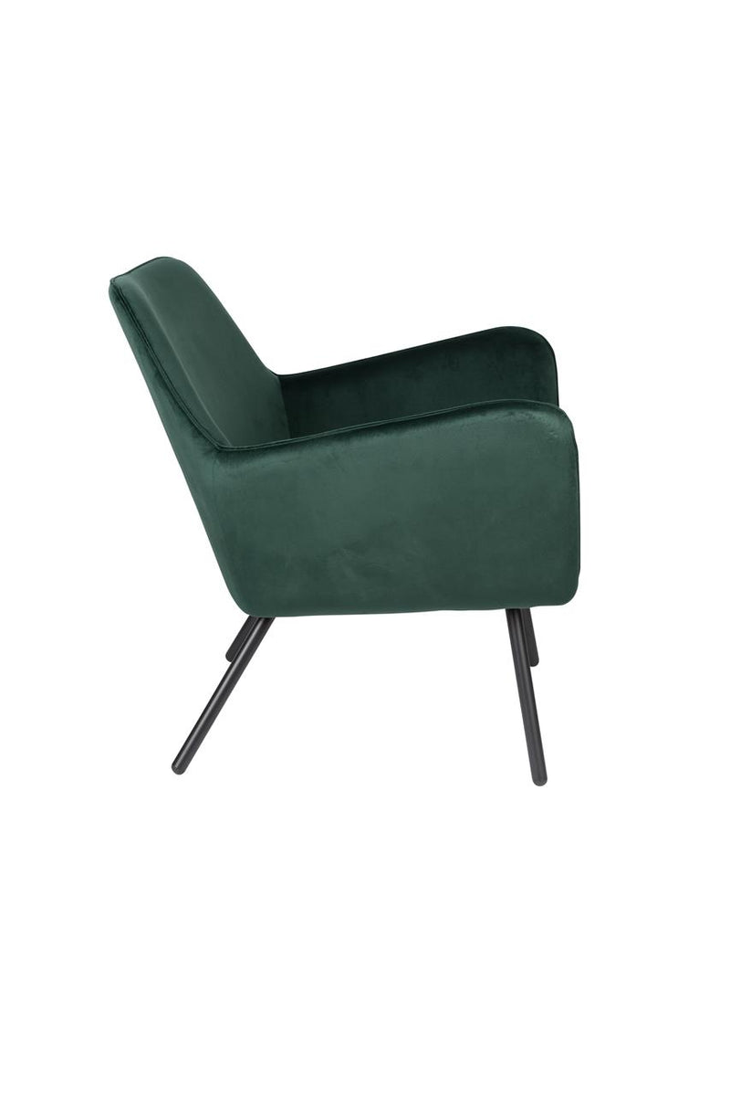 Bon Fauteuil Velvet Groen - Majorr