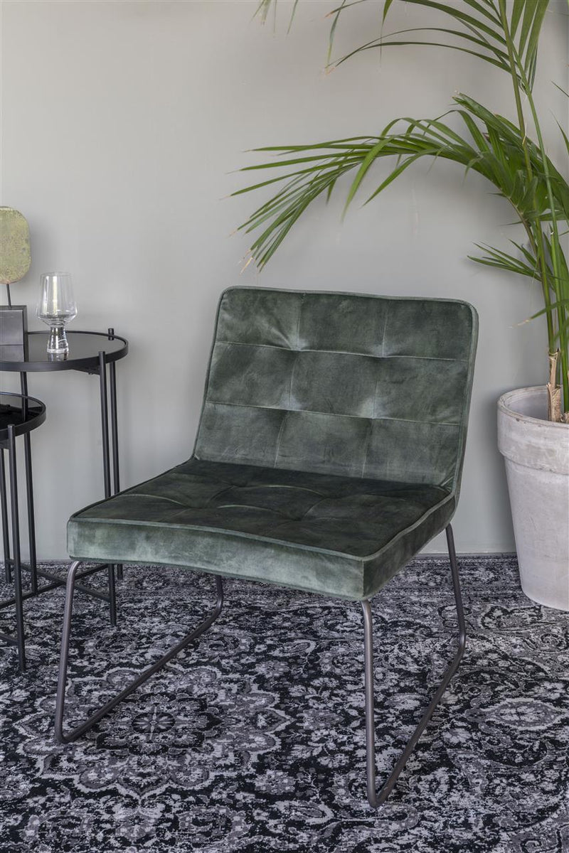 Lounge Chair Clark Grey Green - Majorr