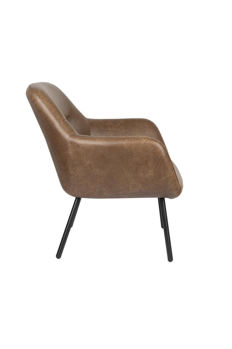 Lounge Chair Dude Vintage Brown - Majorr