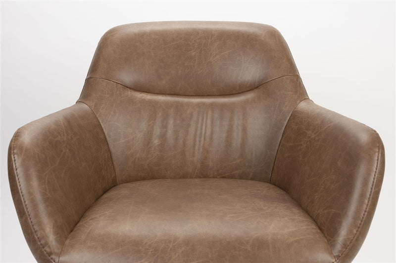 Lounge Chair Dude Vintage Brown - Majorr