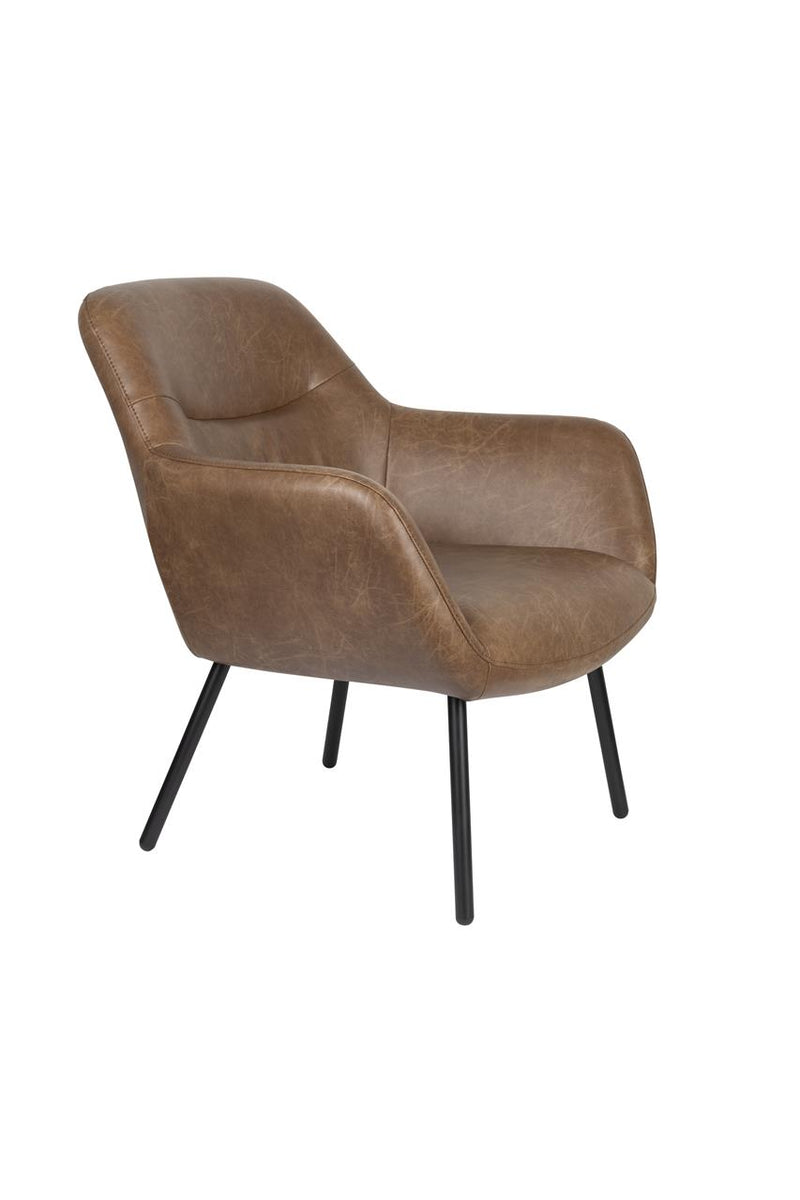 Lounge Chair Dude Vintage Brown - Majorr