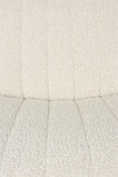 Lounge Chair Jax Off White Bouclé - Majorr