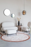 Lounge Chair Polly Teddy Ivory - Majorr