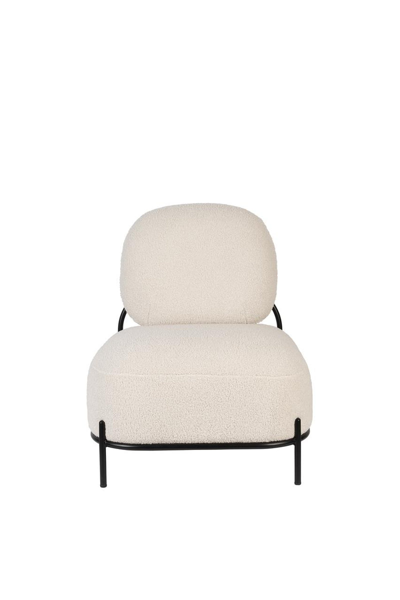 Lounge Chair Polly Teddy Ivory - Majorr