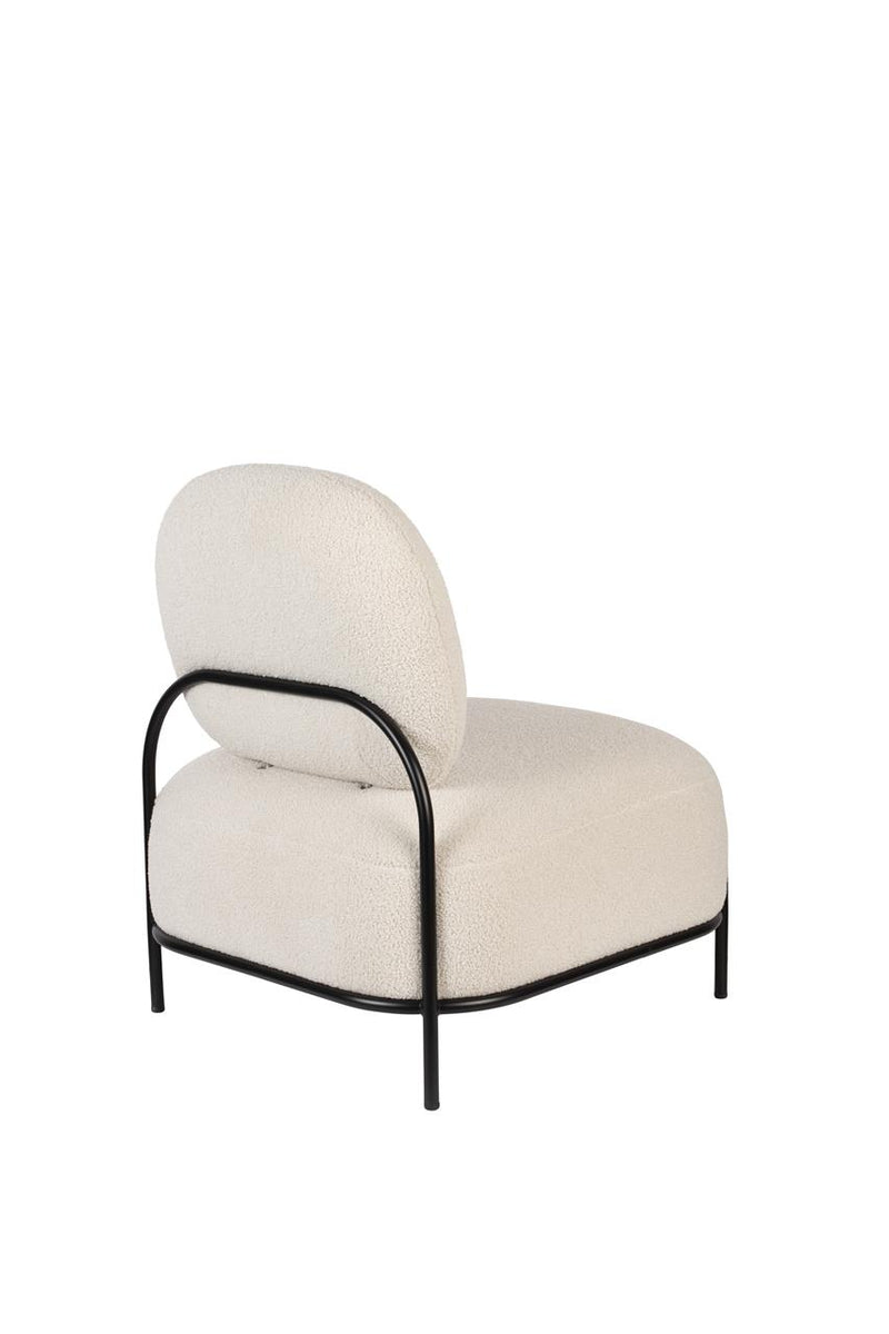 Lounge Chair Polly Teddy Ivory - Majorr