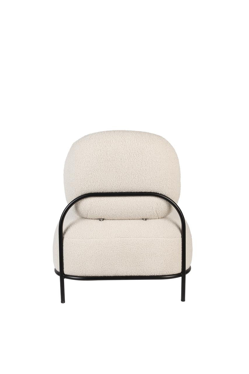 Lounge Chair Polly Teddy Ivory - Majorr