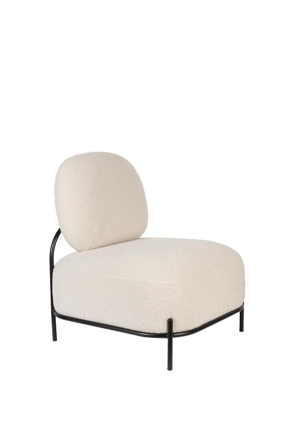 Lounge Chair Polly Teddy Ivory