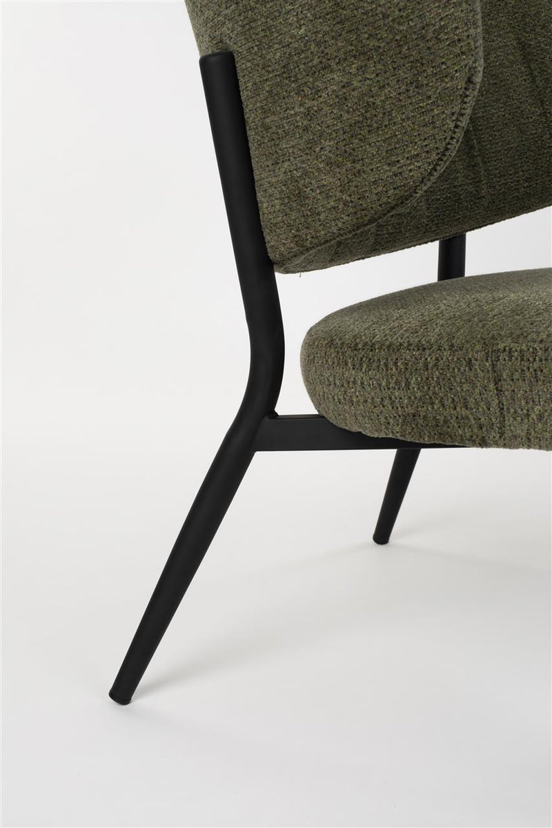 Lounge Chair Sanne Green Grey - Majorr