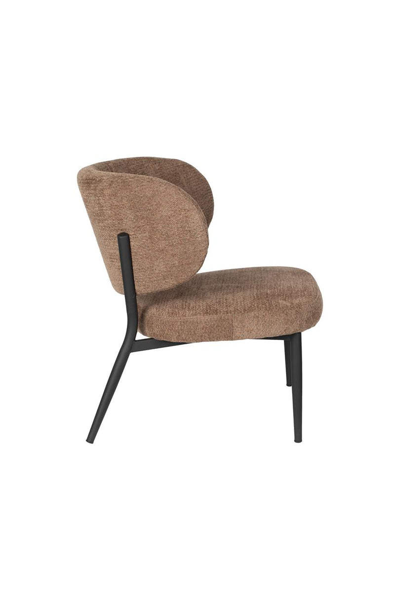 Lounge Chair Sanne Orange Grey - Majorr